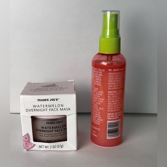 🆕 TRADER JOE’S Watermelon Overnight Face Mask 2 Oz NIB - Picture 8 of 8